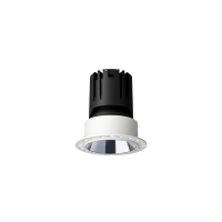 Spot LED encastré moderne en aluminium 10W, orientable et dimmable, 2700K CRI90, anti-éblouissement, pour maison et bureau