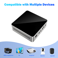 Elebao — Mini PC GK6, DDR4 Portable, nouveau modèle 2020, Mini PC de bureau, Gemini Lake, avec windows 10 pro, wi-fi double