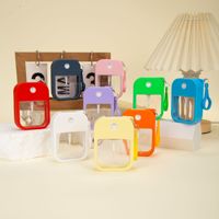 Étui de transport pour flacon de parfum en silicone avec crochet, durable, portable, anti-fuite, atomiseur, capacité de 38 ml pour huiles essentielles
