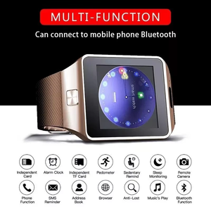 DZ09 Smartwatch Dual SIM Phone <strong>Watch</strong> TFT Screen IP67 Waterproof Video Calling Camera LTE Android IOS Compatible Unisex - Product Image 3