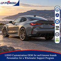 Jantes forgées monobloc personnalisées de qualité supérieure, finition bronze mat, 5x112, pour BMW M4 G82 F82 Performance Coupé