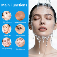 Appareil multifonctionnel de soin du visage Hydra 360 Vortex Rotation 11 en 1 pour l'élimination des points noirs, avec prise US