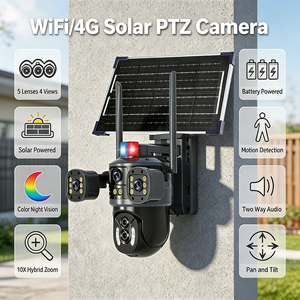V380pro 40MP 20K HD Outdoor 4G Sim <b>Card</b> Solar Powered Wifi Video Audio PTZ <b>Network</b> <b>Wireless</b> IP CCTV Surveillance Security Camera - Product Image 2