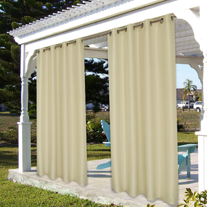 <span class=keywords><strong>Cortinas</strong></span> Impermeables <span class=keywords><strong>para</strong></span> Exteriores, <span class=keywords><strong>para</strong></span> Patio, <span class=keywords><strong>Cortinas</strong></span> <span class=keywords><strong>Gruesas</strong></span> de Primera Calidad, Resistentes a la Intemperie, con Ojales, 1 Panel, 54W X 84L Pulgadas - Product Image 4