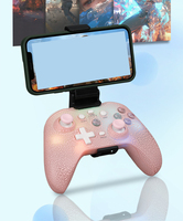 Control Inalámbrico para Nintendo Switch, Gamepad con Vibración N521 RGB para Android/iOS/PC/PS3/PS4