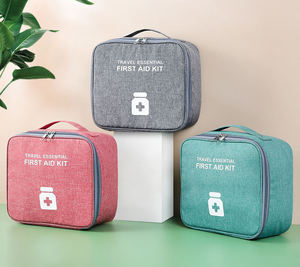 DICHOS Dernier sac <span class=keywords><strong>de</strong></span> rangement Trousse médicale portable Transfrontalier Premiers secours pour <span class=keywords><strong>la</strong></span> maison et les voyages pour le stockage des vaccins et des médicaments - Product Image 3