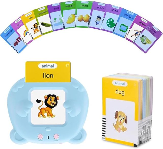 Plastic Talking Flash Cards Early Educational Toys for Preschool Learning 224 Words Minimum Order 100pcs