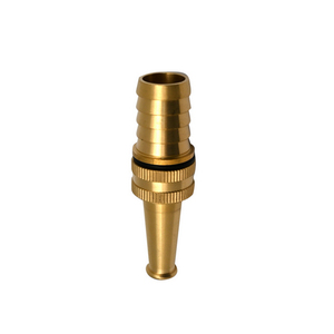 Short Lance Without Fan In Yellow Brass 20 Mm Garden Water Connector - Product Image 1