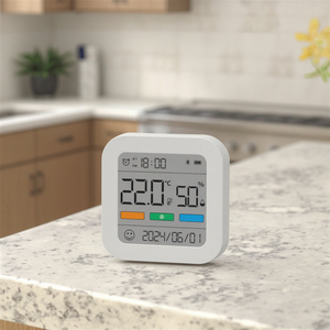 Độ Chính Xác Cao Trong Nhà Điện Tử Đồng Hồ Kỹ Thuật Số Khô & Ướt Nhiệt Kế Phòng Bé Hộ Gia Đình Meter Thiết Bị Dễ Dàng Để Đọc Cho Bé Phòng - Product Image 4