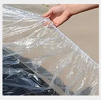 Transparent PE Plastic Cover, Rainwater Resistant