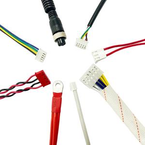 Özelleştirilmiş 2-Pin elektronik kablo demeti XH1.25/PH2.0/XH2.54 terminali kırmızı siyah düz kablo elektronik kablo tel işleme - Product Image 3