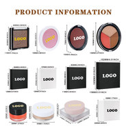 Nouveau jeu de palettes de fard à joues crémeux pour le visage Crème Blush Private Label Meilleure qualité Shimmer Bronzer Surligneurs