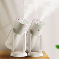 IMYCOO Vente en gros d'humidificateurs d'air portables à ultrasons LED pour voiture, mini humidificateur USB, logo personnalisé, lumière nocturne colorée, humidificateur d'air personnel pour la chambre
