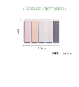 Không thấm nước linh hoạt Hội Đồng Quản trị thẻ trong suốt tùy chỉnh nhựa trang trống đánh dấu chú thích dính Lưu ý chỉ số Tab chia - Product Image 5