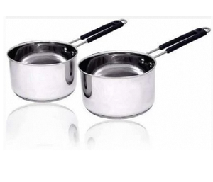 Cacerola india de acero inoxidable de calibre grueso con base de inducción, base gruesa y mango ergonómico para una cocina fácil - Product Image 2