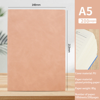 Cuaderno A5 con logotipo personalizado, Bloc de notas grueso, reunión de negocios, libro de registro, regalo promocional