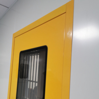 Zone de vente flash : Porte de salle blanche en verre double face, haute vitesse, étanche, gain de place, surface finie, design industriel
