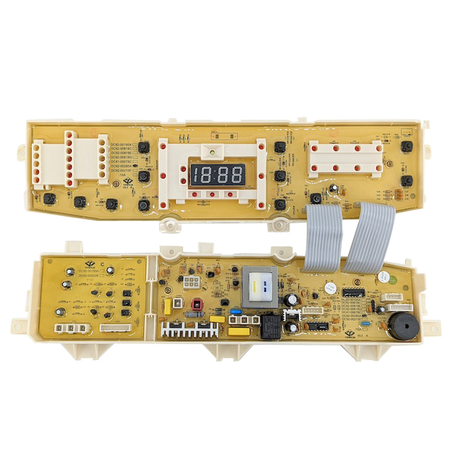 Washing Machine Control Board SAMSUNG DC92-00818E 10 Button 6 Pin + 7 Pin PCB Board Control Panel