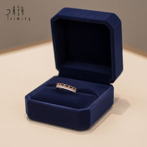 Anillo de uso diario de oro macizo de 18 quilates de dos tonos, estilo victoriano vintage, con diamantes naturales auténticos, delicado y de moda, popular para venta al por mayor. - Product Image 3
