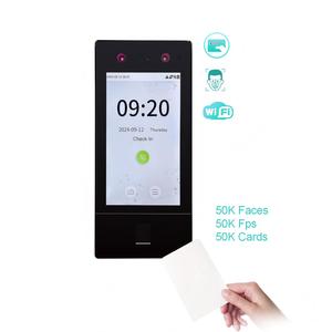 Timbre Inalámbrico y Videoportero con Terminal de Control de Acceso y Asistencia de Tiempo con Reconocimiento Facial/Huella Dactilar/Tarjeta RFID, con TCP/IP - Product Image 2