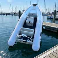4.2m PVC/Hypalon/Orca Aluminium RIB Yacht Pas Cher Bateau Gonflable De Luxe à Vendre