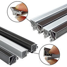 Bande d'étanchéité magnétique pour porte en <span class=keywords><strong>bois</strong></span> avec revêtement PU, 12 mm, 15 mm, porte intérieure, anti-collision, insonorisante, résistante aux hautes températures, adhésive - Product Image 3