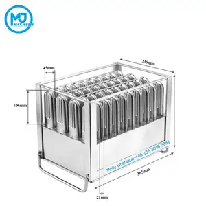 Máquina comercial de fazer picolés de sorvete/ 4 moldes deliciosos sorvete picolés