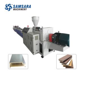 SPC zucchini LVT lantai pipa PVC profil PE GMT lantai PVC papan dinding ekstrusi garis mesin - Product Image 5