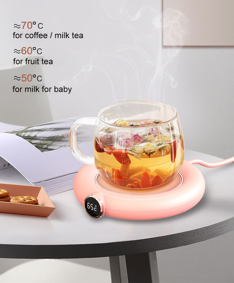 2021 Stock christmas gifts  Coffee Mug Warmer With Auto Shut Off For Home Office Desk Use, Heating Plate USB electric cup warmer