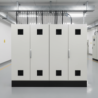 Armoire industrielle démontable à 9 volets en acier au carbone IP55 étanche pour instruments électroniques