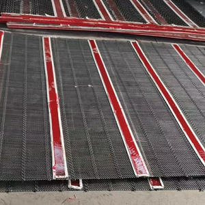 Plaque de tamis vibrant, tamis métallique rhombique anti-colmatage, tamis tissé pour l'exploitation minière et les usines de <span class=keywords><strong>gravier</strong></span> - Product Image 1