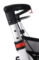 Chariot de promenade pour intérieur Quatre 8-inch PVC avec assiettes de service Blanc Marche food truck