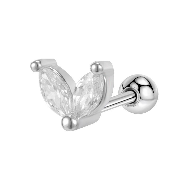 2 pezzi color acciaio