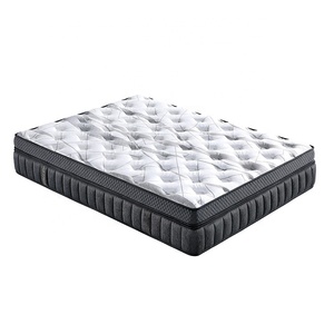 Matelas en mousse à mémoire de forme détachable, matelas Queen et boîte à ressort