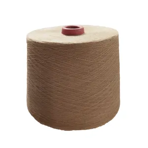 32S 6535 окрашенная полиэфирная хлопчатобумажная меланжевая пряжа из смесовой пряжи, переработанная пряжа для вязания