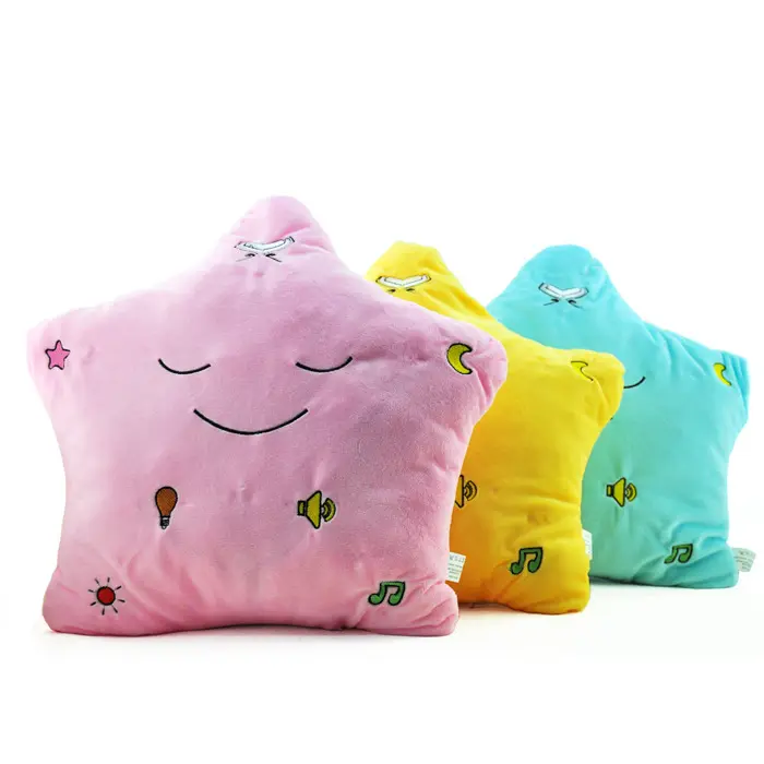 Quran bantal Speaker anak lampu doa edukasi, lampu suara Cloud Pembelajaran Islam Quran mainan boneka Islam Hadiah untuk anak