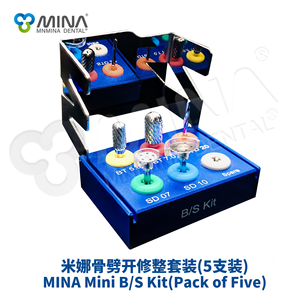 Mina Tandheelkundig Implantaat Pak Mini Bot Splitsen & Trimmer Gereedschapskit Roestvrij Staal Klasse I - Product Image 2