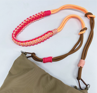 Sangle bandoulière universelle anti-perte en nylon tressé coloré, faite main, écologique, pour clés