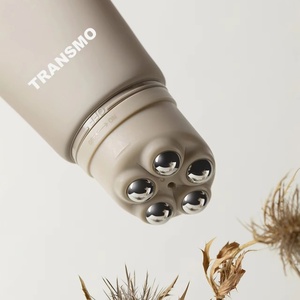 Tube souple en plastique personnalisé pour cosmétiques, applicateur à bille pour crème contour des yeux, emballage de crème de massage pour soins de la peau - Product Image 1