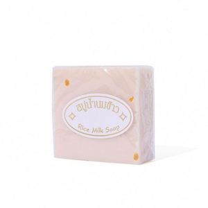 สบู่ข้าวหอมมะลิธรรมชาติไทย ช่วยบำรุงผิว ทำมือ ช่วยให้ผิวกระจ่างใส สบู่ข้าวสำหรับทำความสะอาดผิวกาย สำหรับผิวหน้า ผิวกาย มือ เด็กและผู้ใหญ่ - Product Image 3