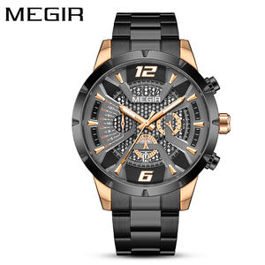 Reloj de Pulsera de Acero Inoxidable para Hombre de Negocios con Movimiento de Cuarzo y Esfera Grande - Product Image 3