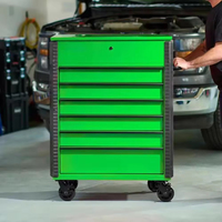 Armoire de rangement verte à 6 tiroirs pour garage et atelier, chariot à outils complet, OEM ODM-OEM