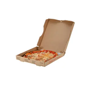 批发披萨盒包装纸箱供应商6 7 8 9 10 11 12 14 16 18英寸定制黑色卡顿纸餐盒披萨盒披萨