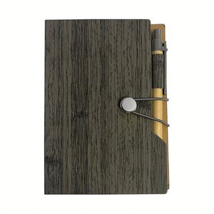 Personalized Eco Memo Sticky Notes Pad Small Notebook Kraft <b>Paper</b> Notepads With Pen Custom Logo - Product Image 4