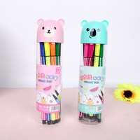 Kawaii papeterie peinture professionnelle stylo de couleur fournitures d'art pour enfants Graffiti aquarelle stylo ensemble