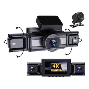 Caméra embarquée 4 canaux 4K, vue à 360°, caméras avant/arrière gauche/droite, vision nocturne, 5G WiFi, contrôle par application, GPS, enregistreur vidéo de stationnement - Product Image 1