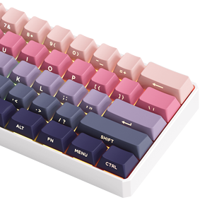Clavier de jeu mécanique FUN60 Ultra Phantom Rose 61 touches, disposition 60 %, aluminium CNC, USB-C, ARGB, Hot-Swap, personnalisable, OEM - Product Image 6