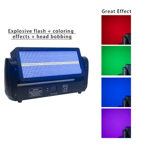 Equipo de escenario profesional 12 + 12 estroboscópico cabeza móvil lavado de pared iluminación de escenario Led efecto Flash para Dj Disco fiesta evento boda - Product Image 2