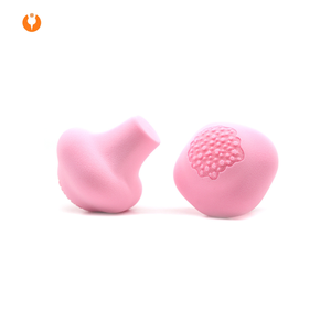 Logo personnalisé Doux Vegan Noir Maquillage <span class=keywords><strong>Blender</strong></span> Beauté Éponge Personnalisé Maquillage Fond de Teint Éponge Cosmétique Maquillage - Product Image 6