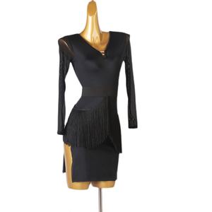 Ottlq294 abiti da competizione di danza latina professionale, abiti da visita d'<span class=keywords><strong>arte</strong></span> gonna da <span class=keywords><strong>ballo</strong></span> - Product Image 1